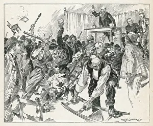 Trevelyan: Temperance meeting in cathedral town
