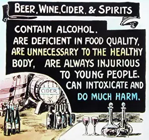 Intoxication: Temperance message