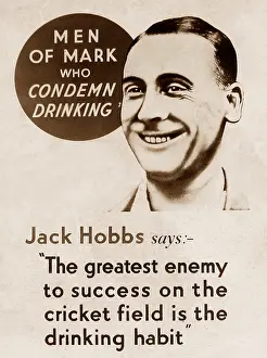 Hobbs: Temperance message Jack Hobbs