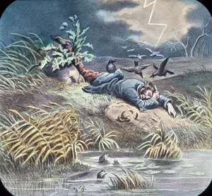 Precedes: Temperance Movement Lantern Slide the Drunkard's Career Sc