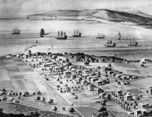 Palestinian: Templar colony in Haifa, around 1870