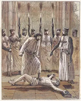 Michelet: Templars and Crucifix