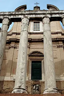 Converted: Temple of Antoninus and Faustina. Rome. Italy