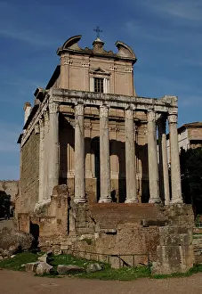 Converted: Temple of Antoninus and Faustina. Rome. Italy