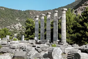 Polias: Temple of Athena, Priene, Aydin, Turkey