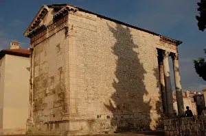 Pula: Temple of Augustus. Pula. Croatia