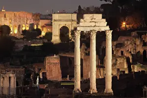 Pollux: Temple of Castor and Pollux, Arch of Titus and