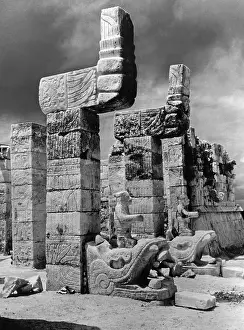 Rests: Temple in Chichen Itza, 1925