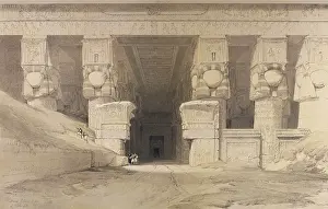 Columned: TEMPLE AT DENDERAH/EGYPT