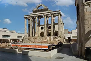 Emerita: Temple of Diana, Merida, Extremadura, Spain