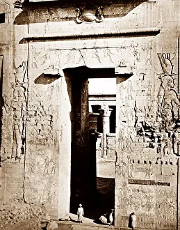 Edfu: Temple, Edfu, Egypt, Victorian period