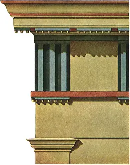 Entablature: Temple Entablature