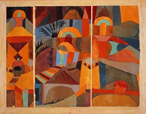 Cubism: TEMPLE GARDENS, by Paul Klee