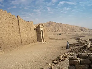 Propylon: Temple of Hathor, Deir el-Medina, Egypt