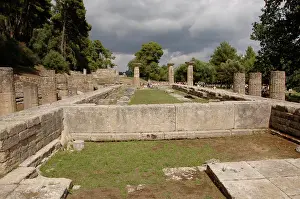 Ilia: Temple of Hera (Heraion). 6th century B.C.. Sanctuary of Oly