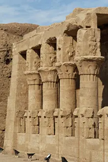 Temple of Horus. Columns. Edfu. Egypt
