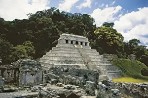 Palenque: Temple of the Inscriptions. MEXICO. CHIAPAS