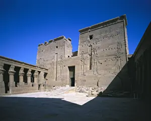 Philae: Temple of Isis. EGYPT. ASWAN. Philae. Second