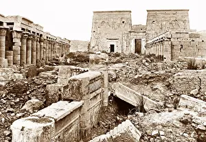 Philae: Temple of Isis at Philae, Egypt