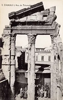 Jupiter: Part of the Temple of Jupiter in Damascus, Syria