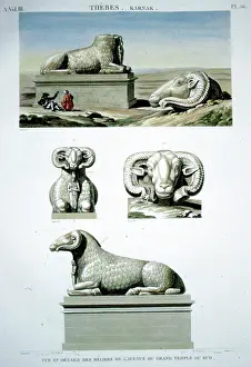 Villoteau: Temple of Karnak, Thebes, Egypt