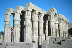 Papyriform: TEMPLE OF LUXOR/COLUMNS