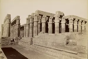 Beato: Temple at Luxor, Egypt, 1880s