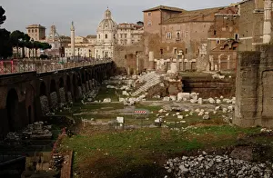 Avenger: Temple of Mars Ultor. 2nd century BC. Forum of Augustus. Rom
