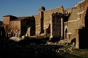 Avenger: Temple of Mars Ultor. 2nd century BC. Forum of Augustus. Rom