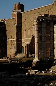 Avenger: Temple of Mars Ultor. 2nd century BC. Forum of Augustus. Rom