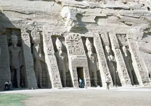 Egyptology: Temple of Nefertaril, Abu Simbel, Egypt