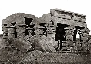 Maxime: Temple of Ombos, Egypt, 1850s (Maxime Du Camp)