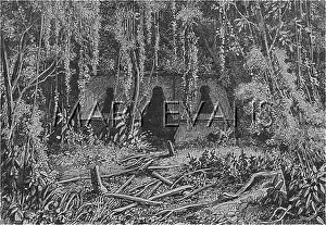 Palenque: TEMPLE AT PALENQUE/1879