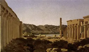 Philae: Temple at Philae, Egypt, by Leighton