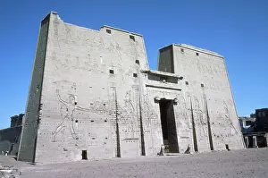 Egyptology: Temple Pylon at Edfu, Egpyt
