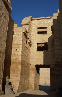 Medinet: Temple of Ramses III. Entrance