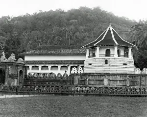 Kandy: Temple of the Sacred Tooth, Kandy, Ceylon (Sri Lanka)