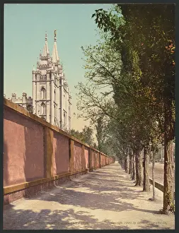 C1900: Beside the Temple, Salt Lake City