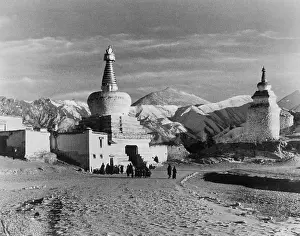 Tibet: Temple in Tibet, 1938