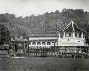 Kandy: Temple of the Tooth, Kandy, Ceylon Sri Lanka