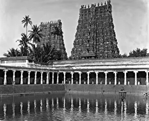 Madurai: Temple towers of Madurai, 1934