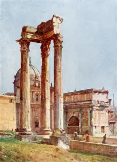 Vespasian: TEMPLE OF VESPASIAN/ROME