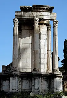 Hestia: Temple of Vesta. Rome. Italy
