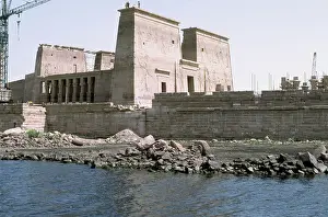 Philae: Temples of Philae, being moved to prevent submersion