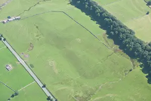 Worton: A temporary hill figure of a bicycle to mark the