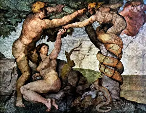 Exclusion: Temptation, Adam and Eve and the Serpent
