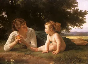 Reclines: Temptation, by Bouguereau
