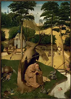1490: The Temptation of Saint Anthony, c.1490, by Hieronymus