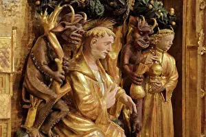 Baerze: Temptation of St Anthony, Altarpiece of Saints