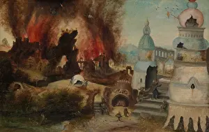 Hermits: THE TEMPTATION OF ST. ANTHONY, by Herri met de Bles